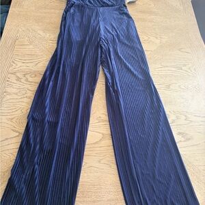 Elegant Navy Blue Women's Jumpsuit